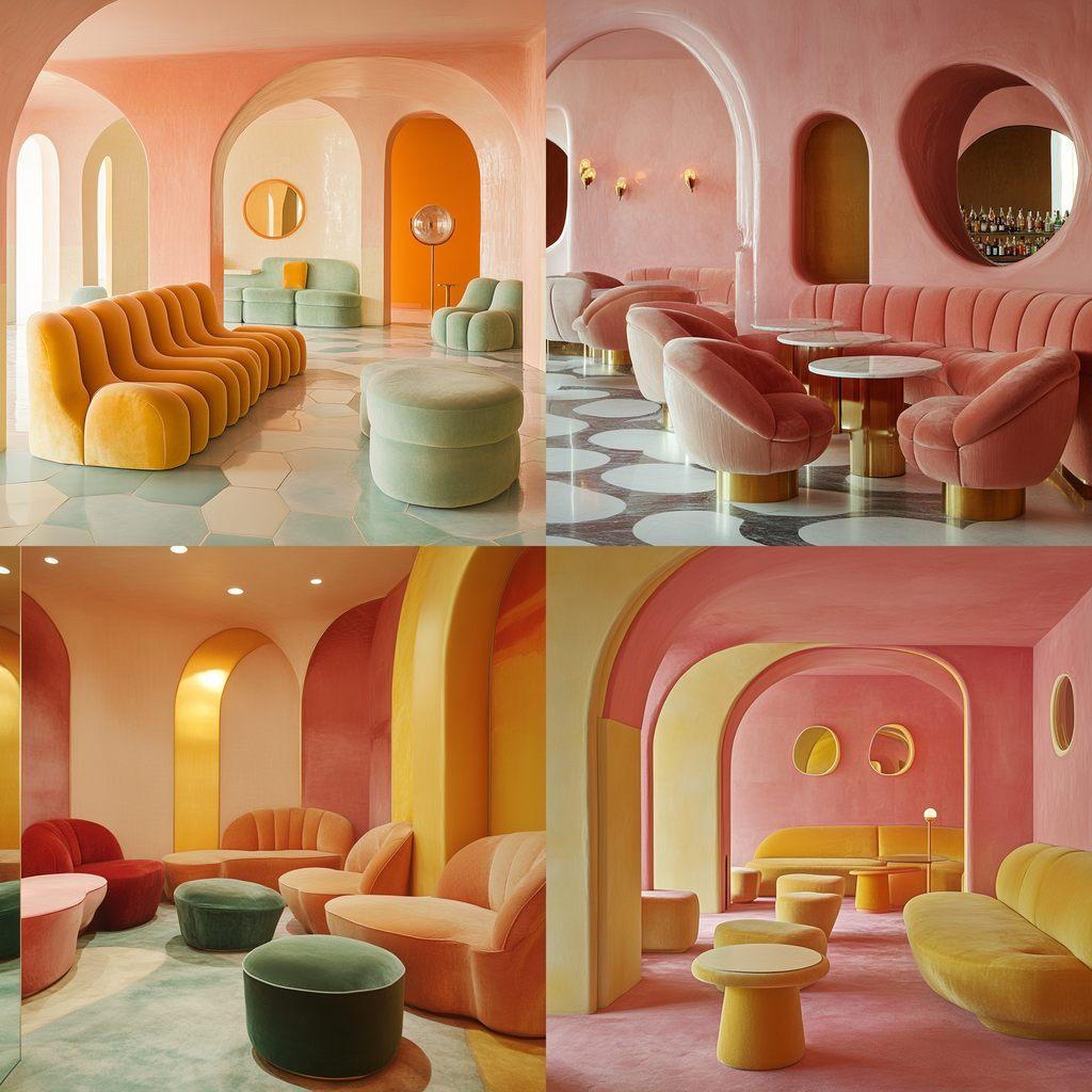 India Mahdavi style, Midjourney V6.1, render 1 of 4