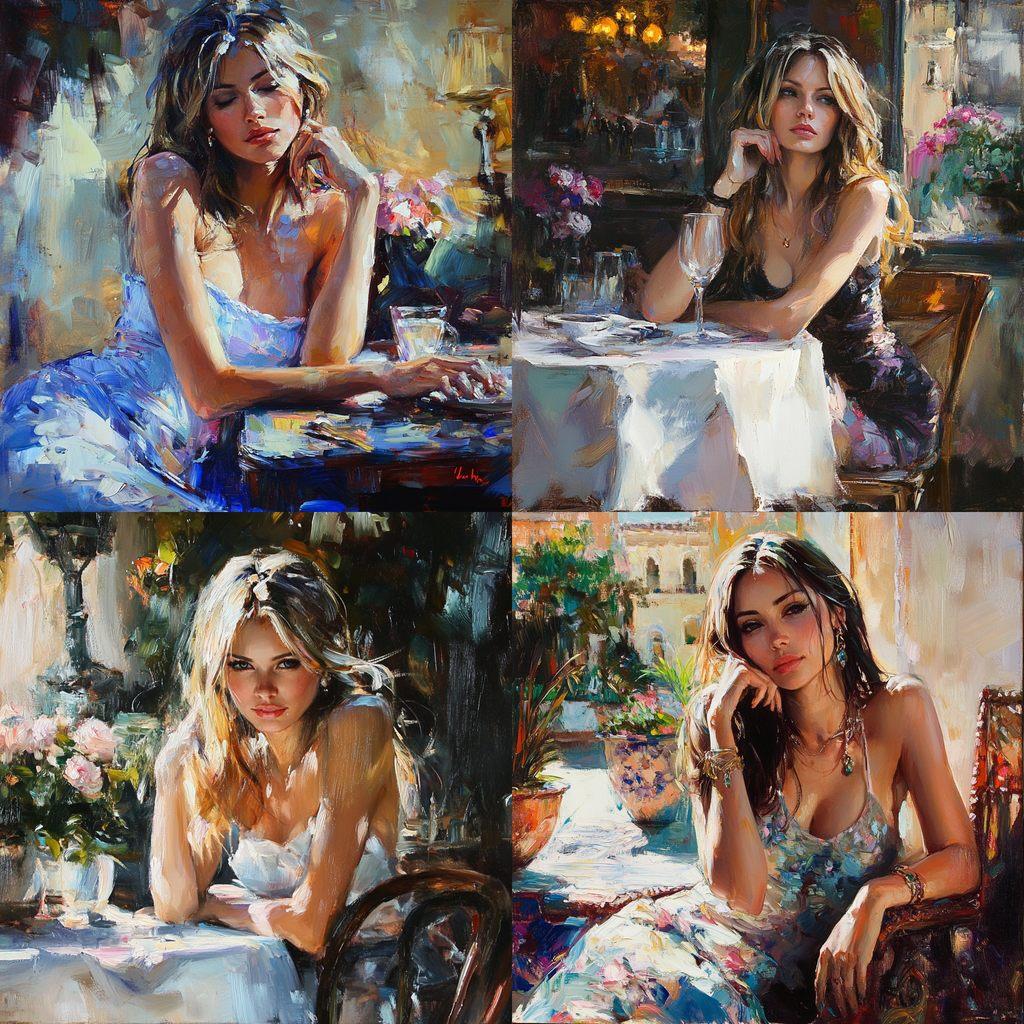 Inessa Garmash style, Midjourney V6.1, render 1 of 4