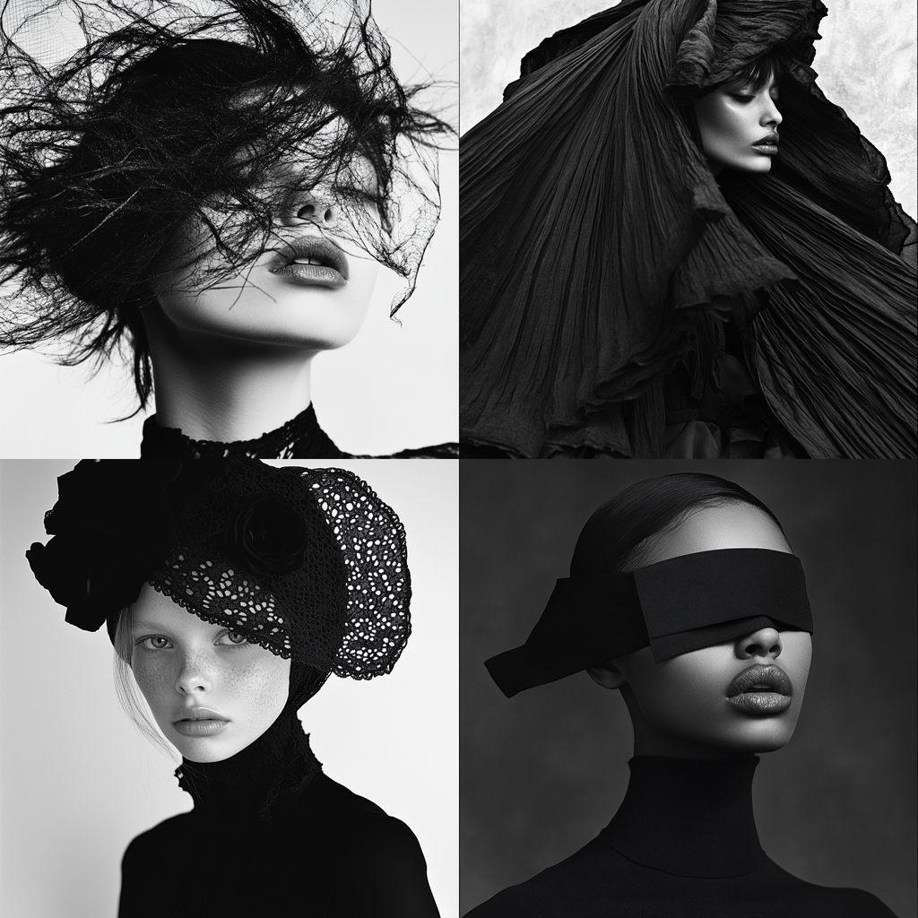 Inez and Vinoodh style, Midjourney V6.1, render 1 of 4