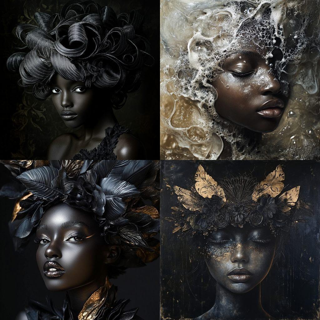 Ingrid Baars style, Midjourney V6.1, render 1 of 4