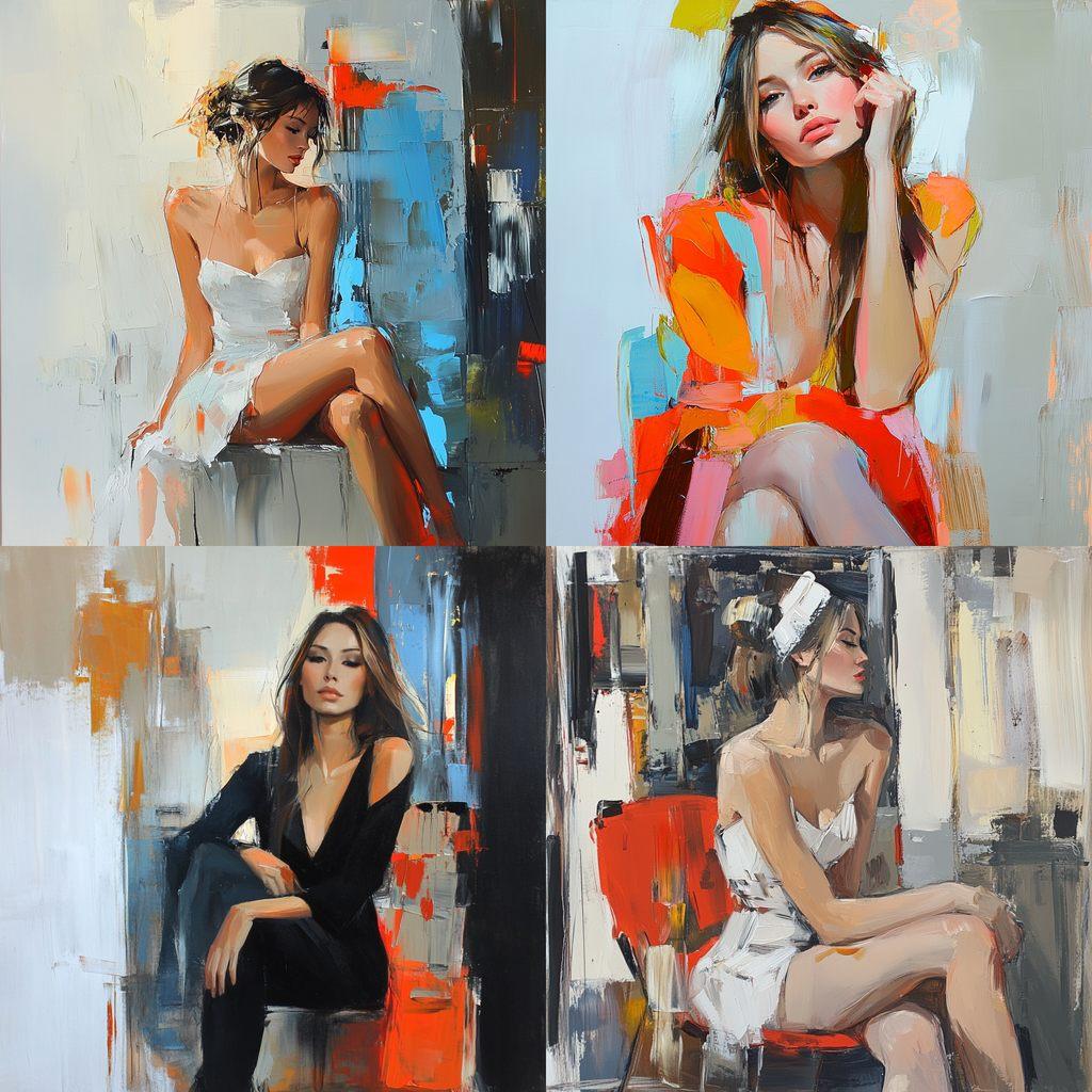 Iryna Yermolova style, Midjourney V6.1, render 1 of 4