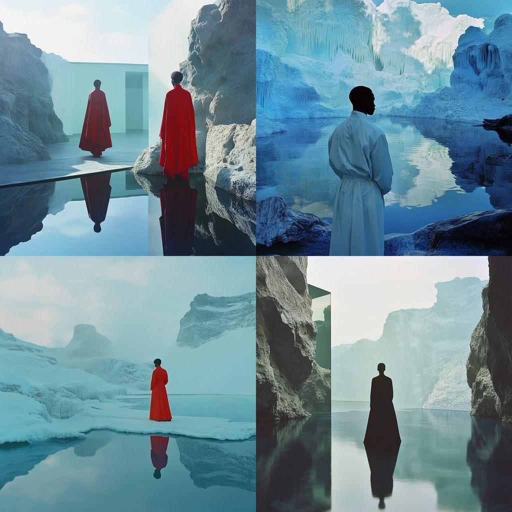 Isaac Julien style, Midjourney V6.1, render 1 of 4