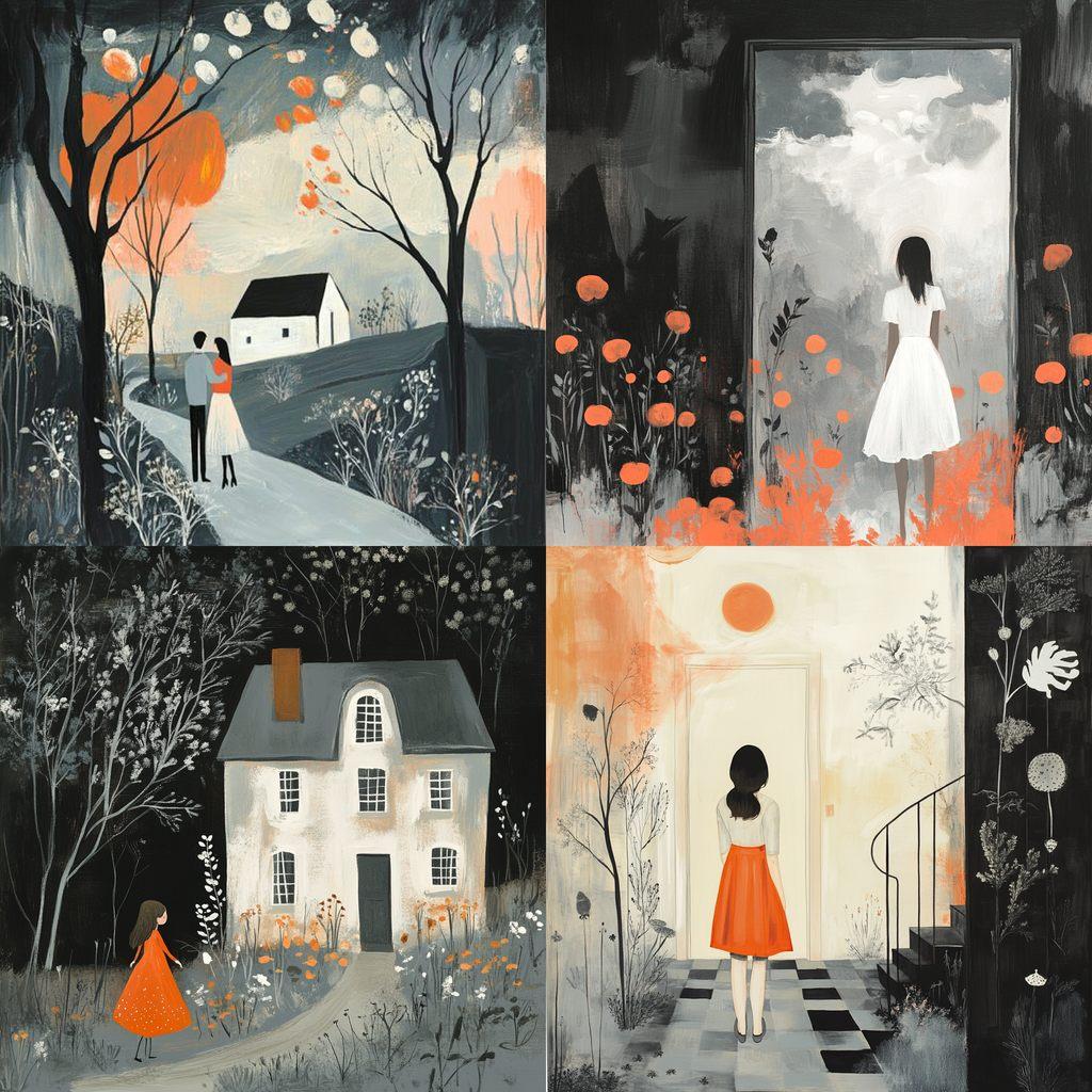 Isabelle Arsenault style, Midjourney V6.1, render 1 of 4