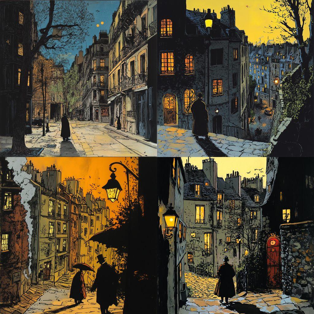 Jacques Tardi style, Midjourney V6.1, render 1 of 4