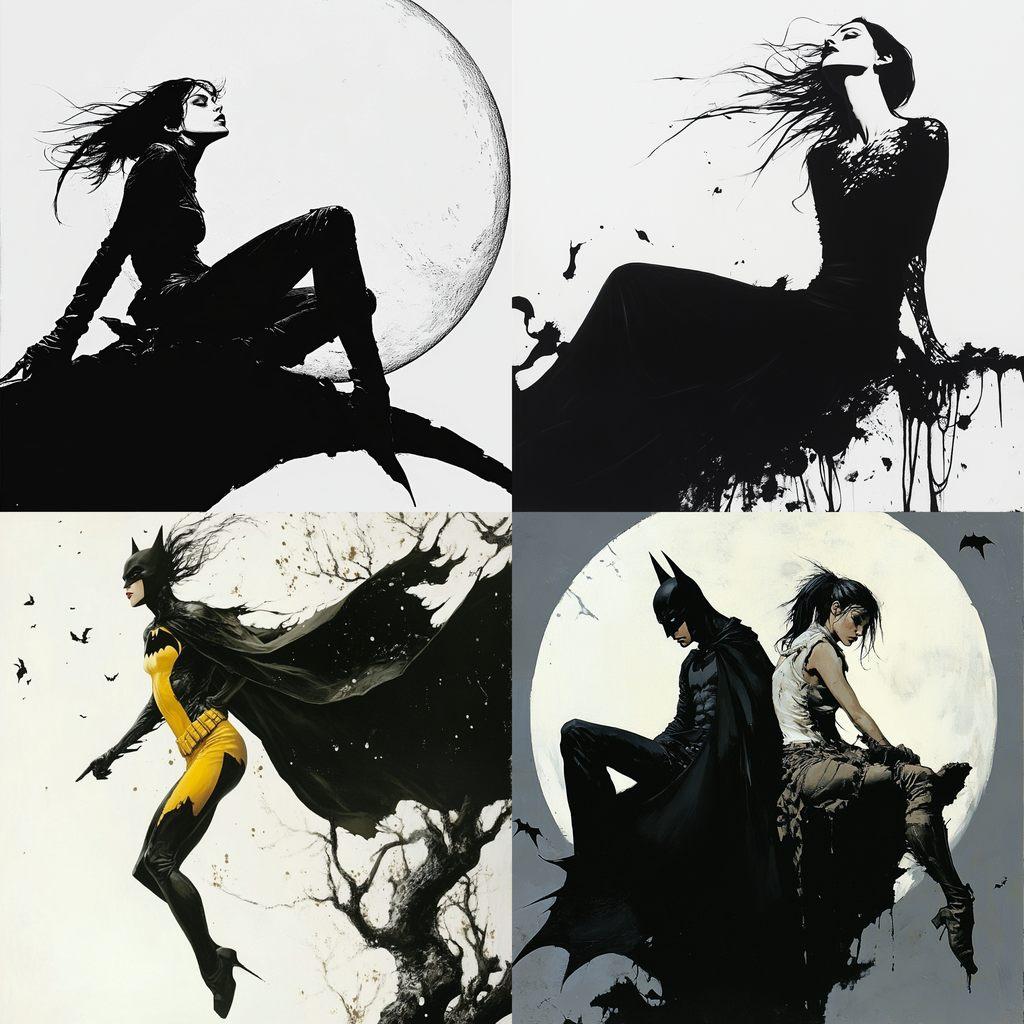 Jae Lee style, Midjourney V6.1, render 1 of 4