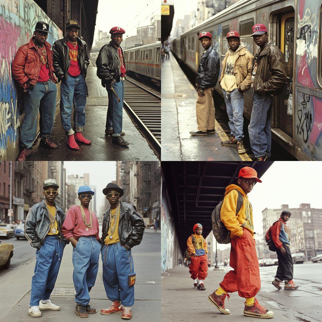 Jamel Shabazz style, Midjourney V6.1, render 1 of 4