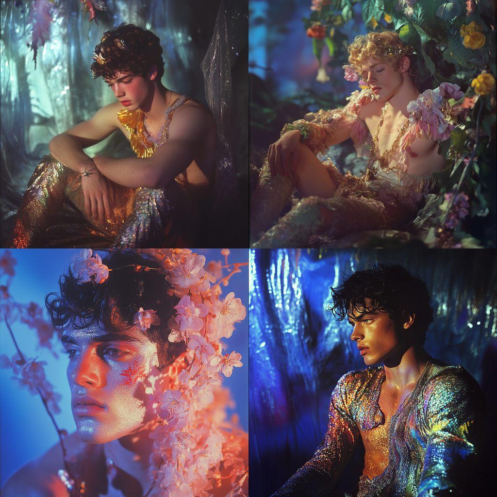 James Bidgood style, Midjourney V6.1, render 1 of 4