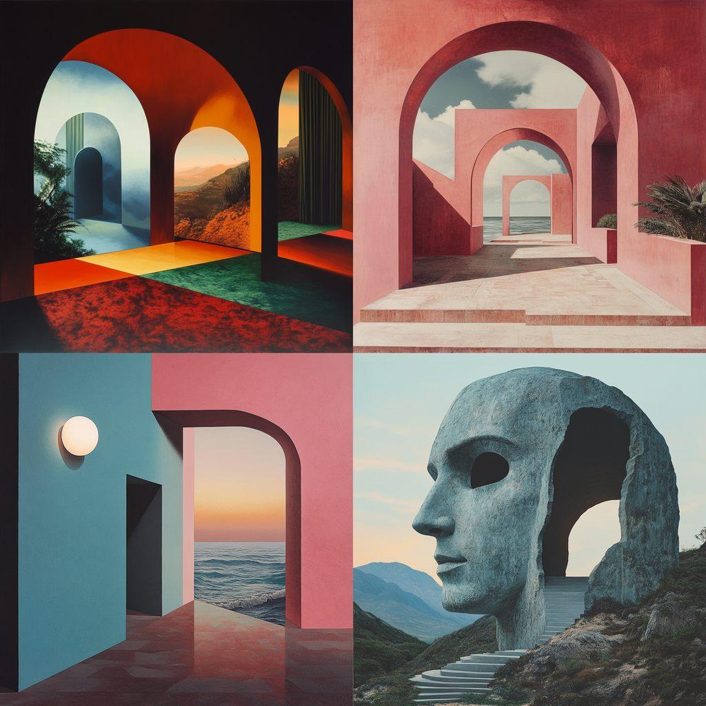 James Casebere style, Midjourney V6.1, render 1 of 4