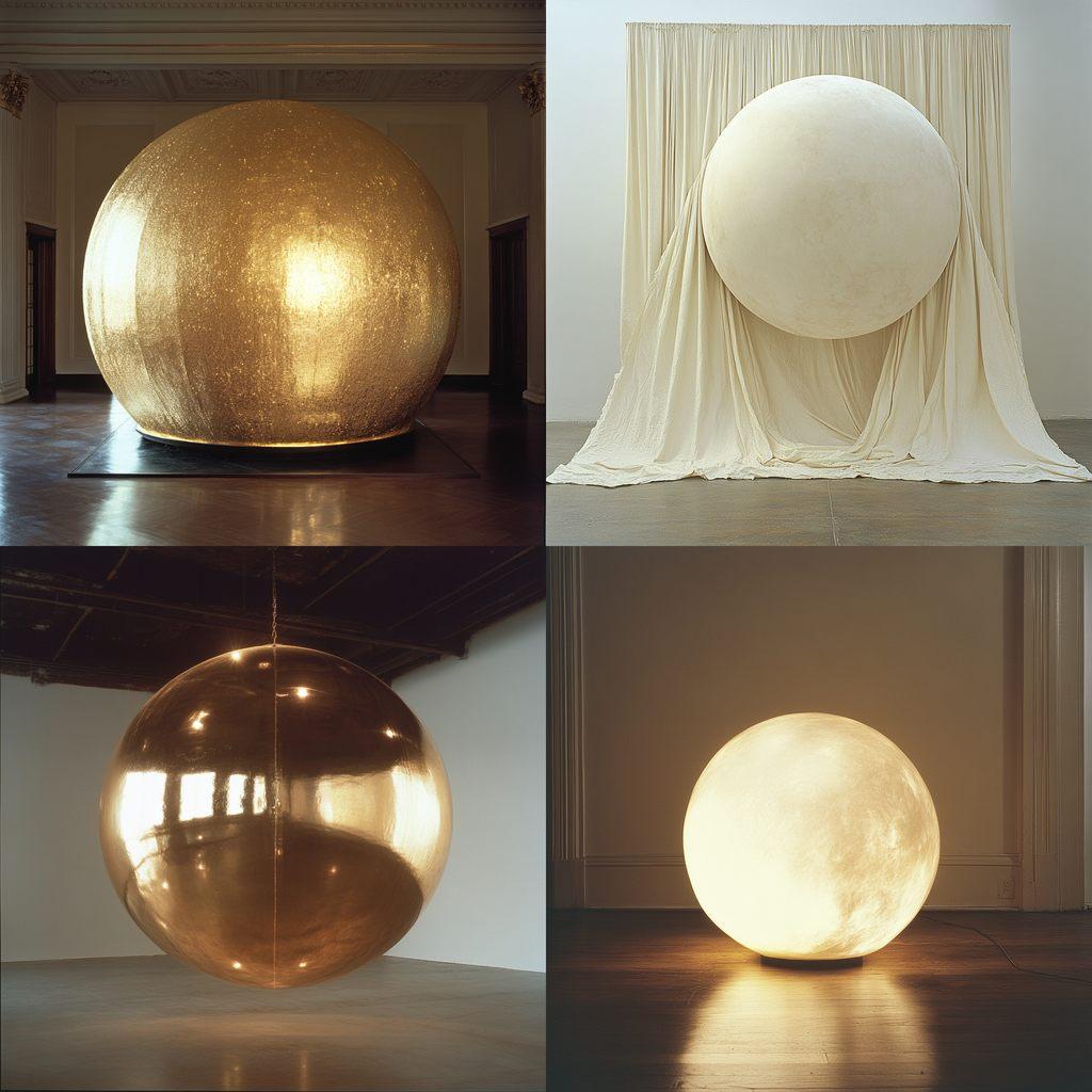 James Lee Byars style, Midjourney V6.1, render 1 of 4