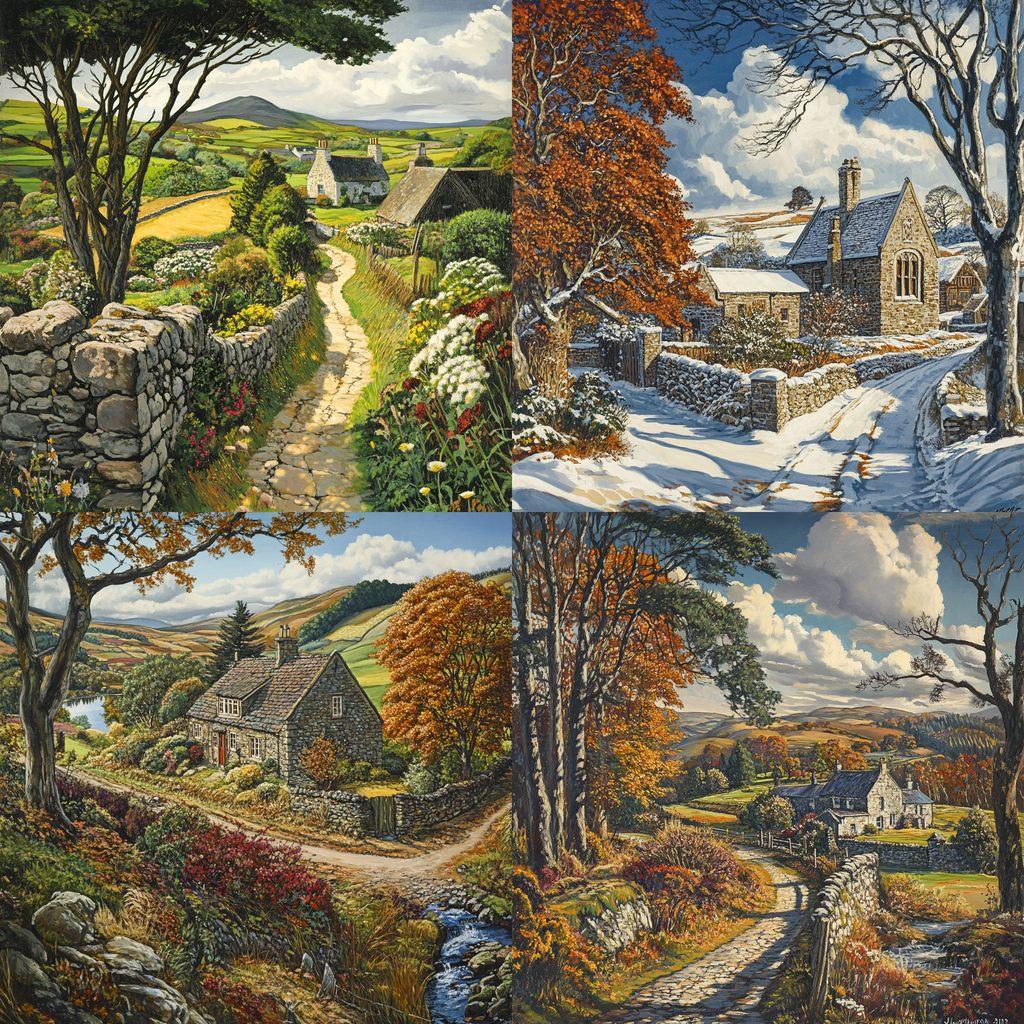 James McIntosh Patrick style, Midjourney V6.1, render 1 of 4
