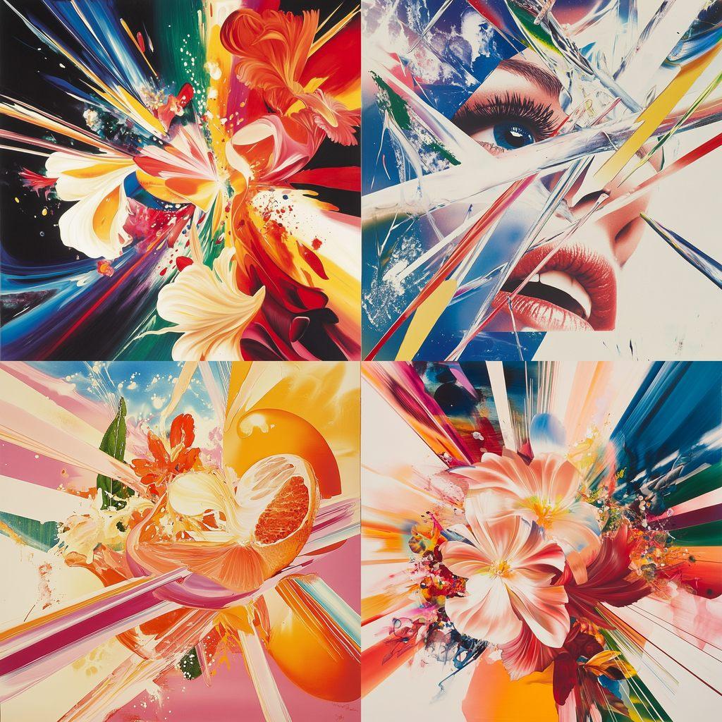 James Rosenquist style, Midjourney V6.1, render 1 of 4