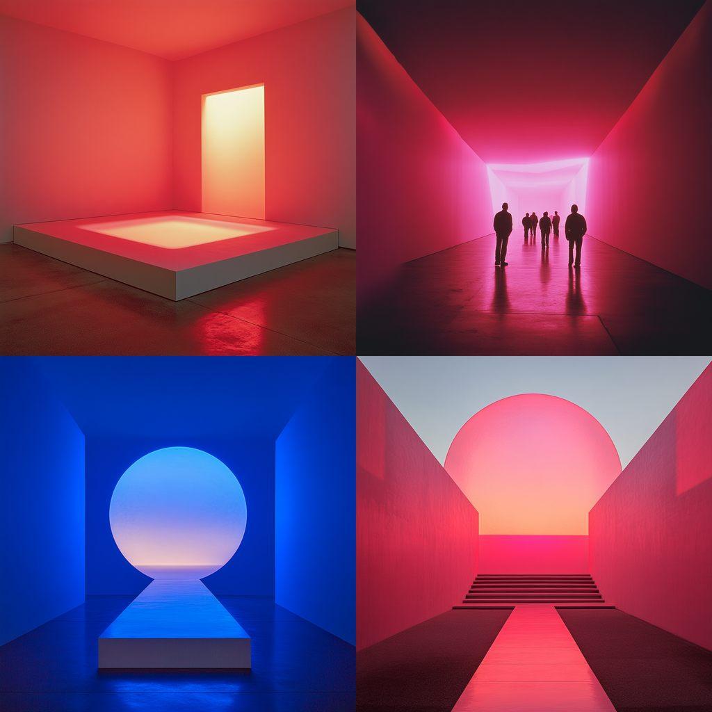 James Turrell style, Midjourney V6.1, render 1 of 4