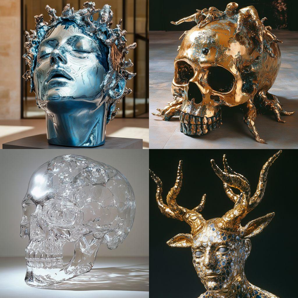 Jan Fabre style, Midjourney V6.1, render 1 of 4