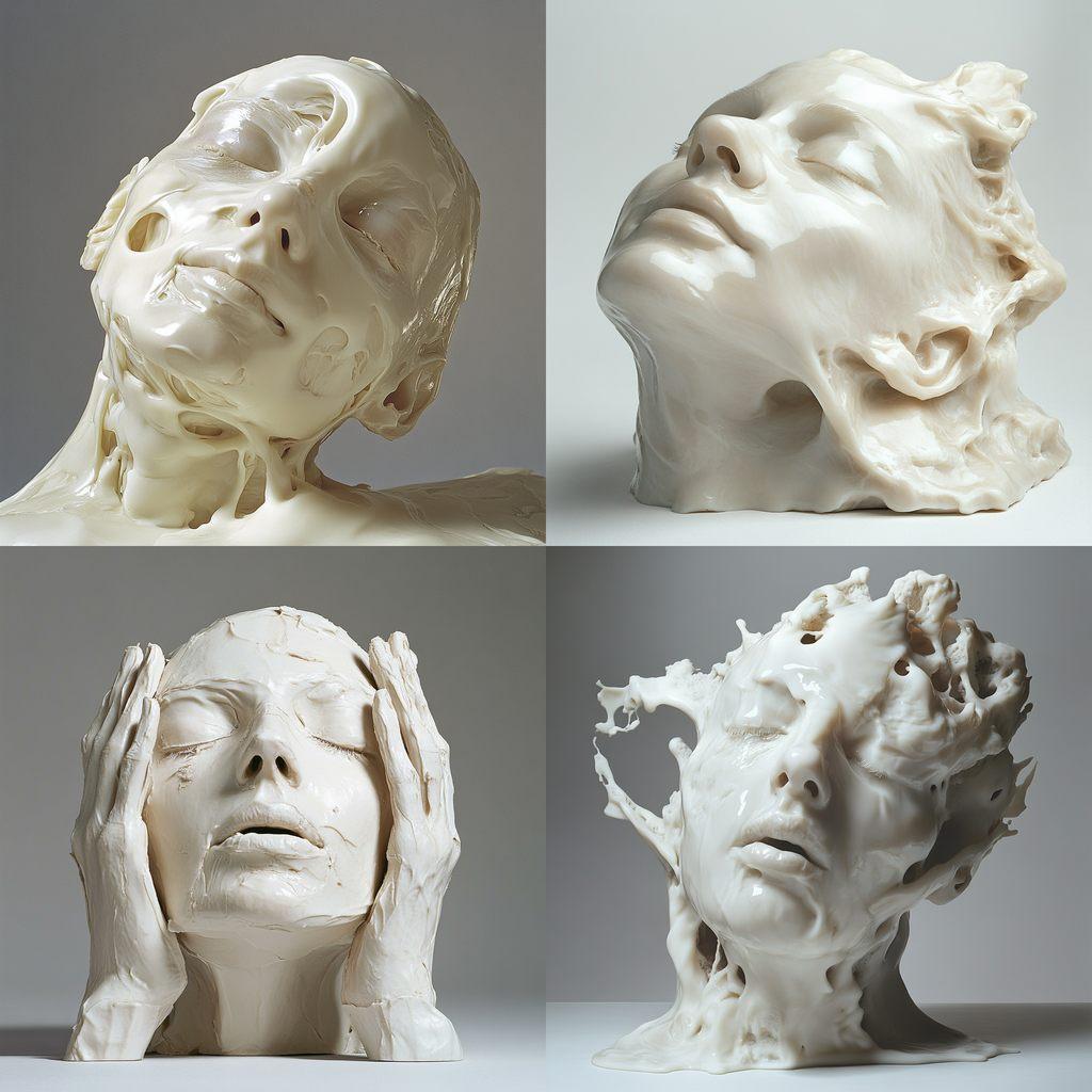 Janine Antoni style, Midjourney V6.1, render 1 of 4