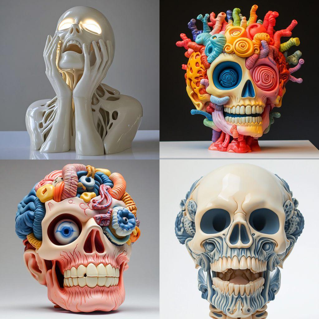 Jason Freeny style, Midjourney V6.1, render 1 of 4