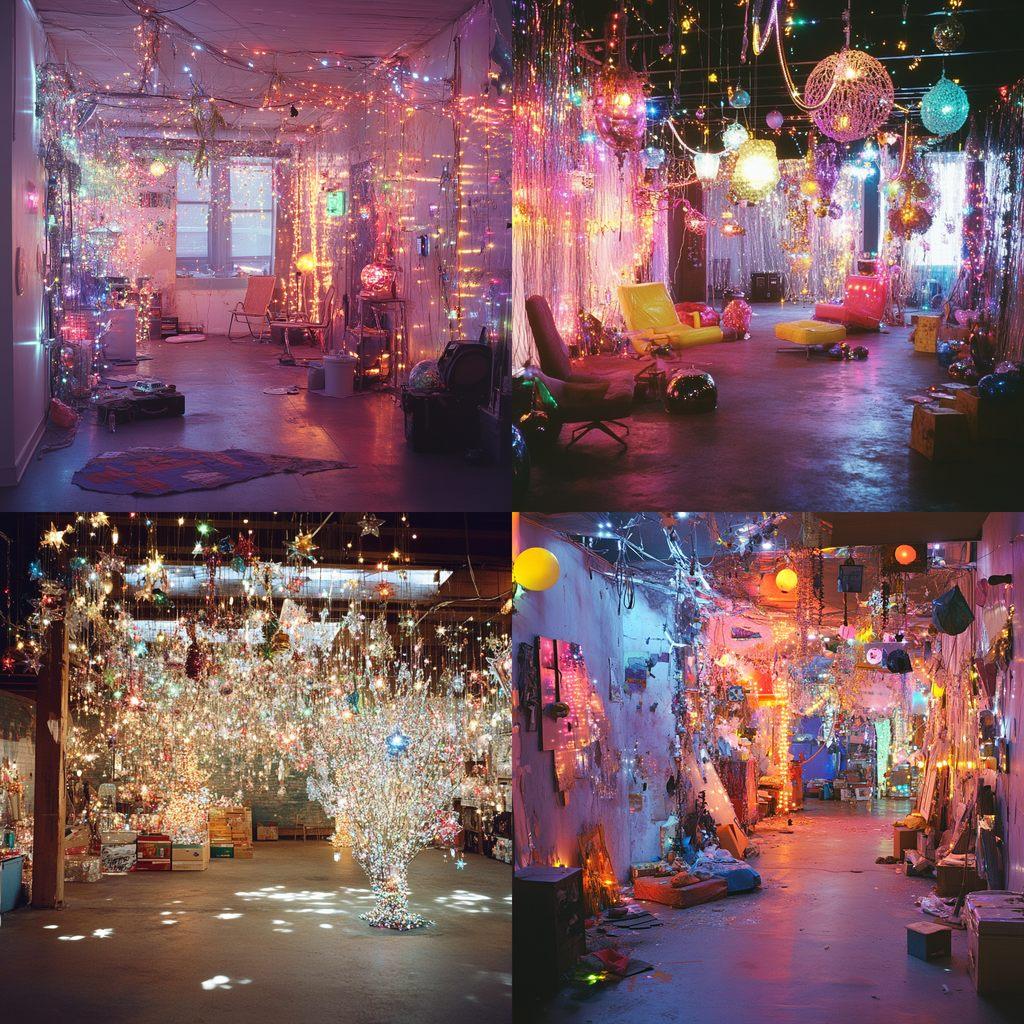 Jason Rhoades style, Midjourney V6.1, render 1 of 4