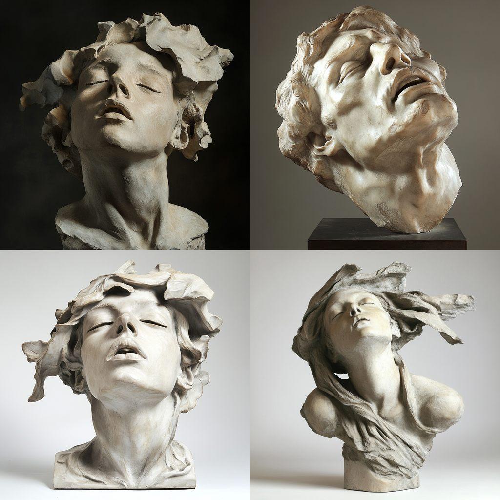 Jean-Baptiste Carpeaux style, Midjourney V6.1, render 1 of 4