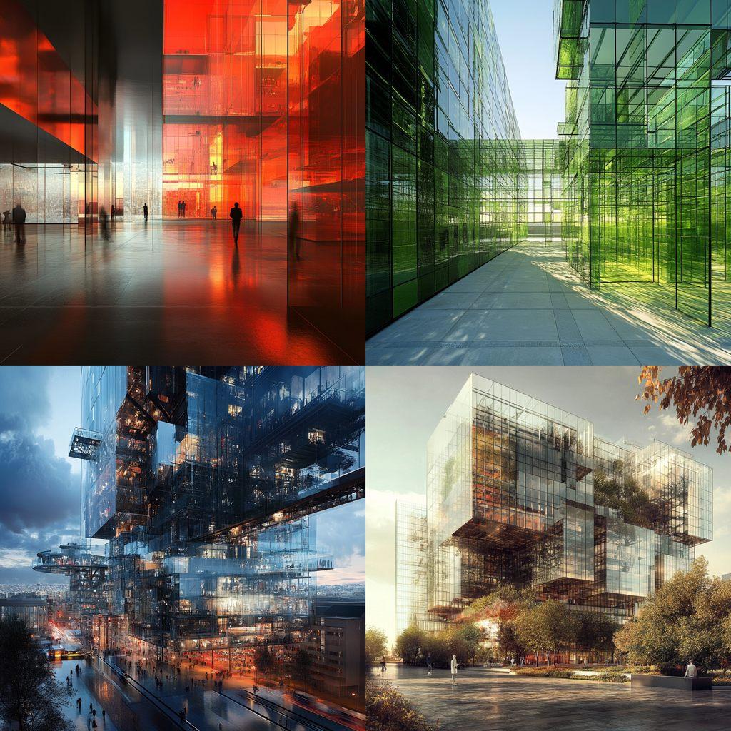 Jean Nouvel style, Midjourney V6.1, render 1 of 4