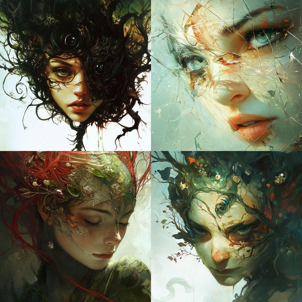 Jean-Sebastien Rossbach style, Midjourney V6.1, render 1 of 4