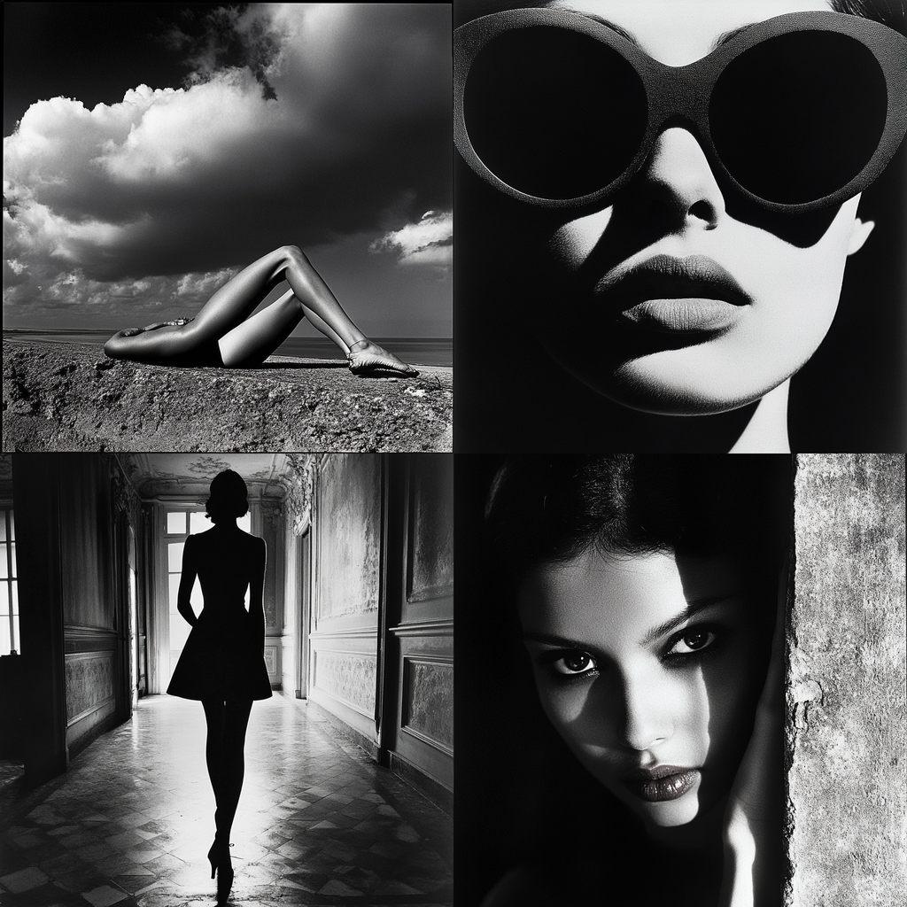 Jeanloup Sieff style, Midjourney V6.1, render 1 of 4