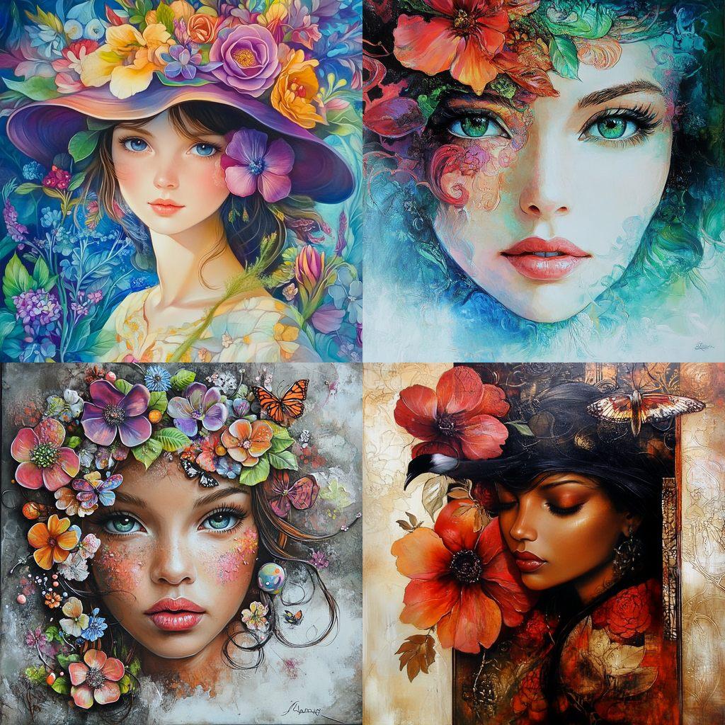 Jeannette Guichard-Bunel style, Midjourney V6.1, render 1 of 4