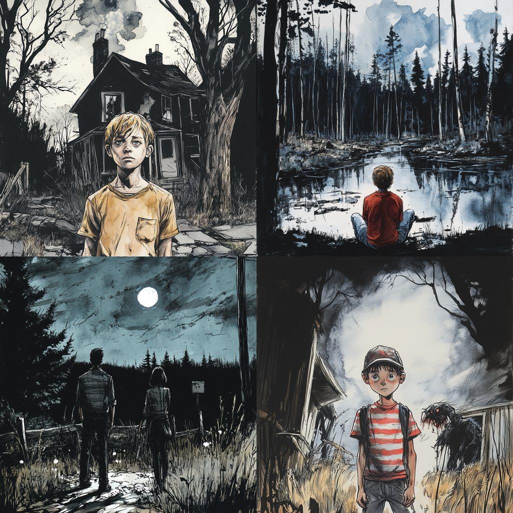 Jeff Lemire style, Midjourney V6.1, render 1 of 4