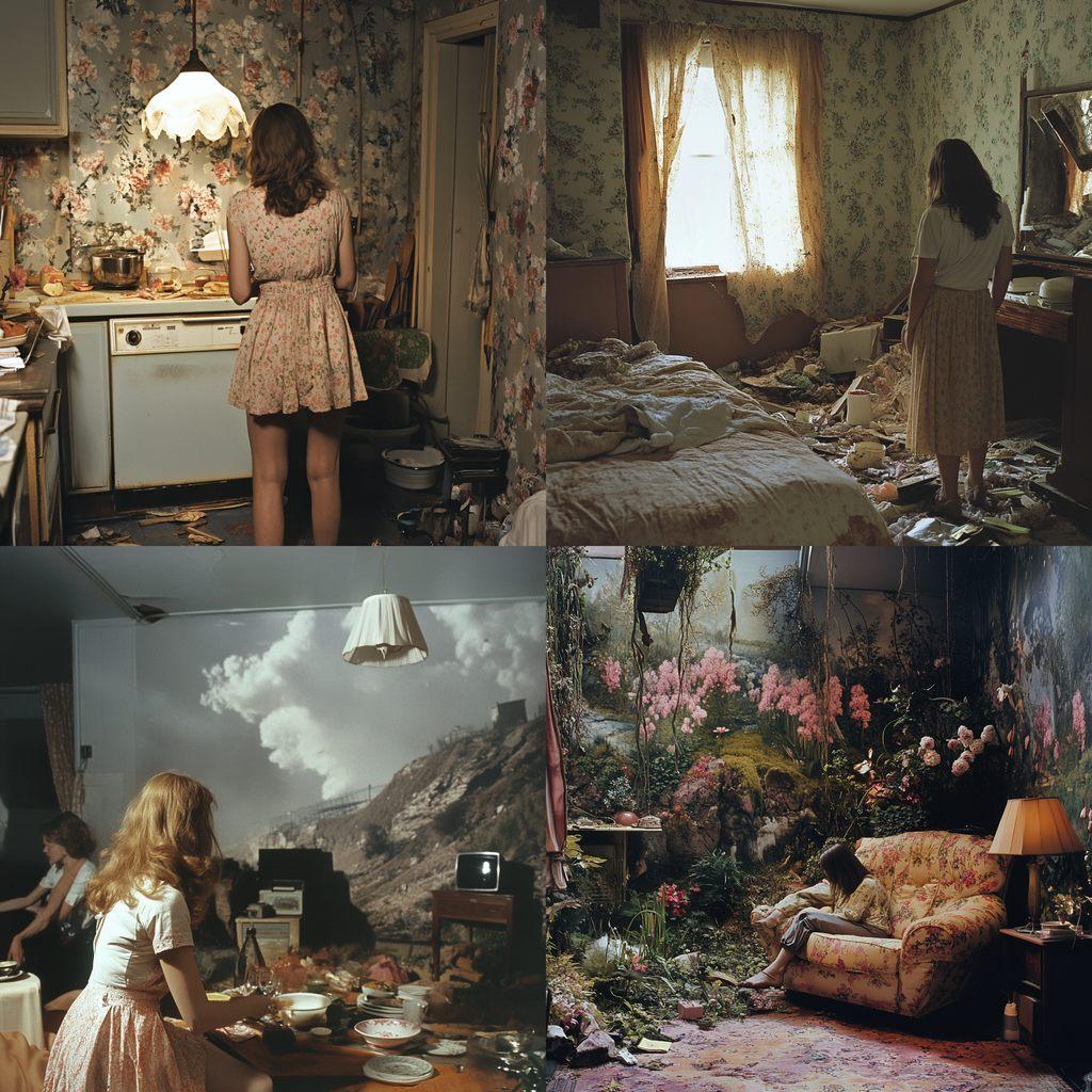 Jeff Wall style, Midjourney V6.1, render 1 of 4