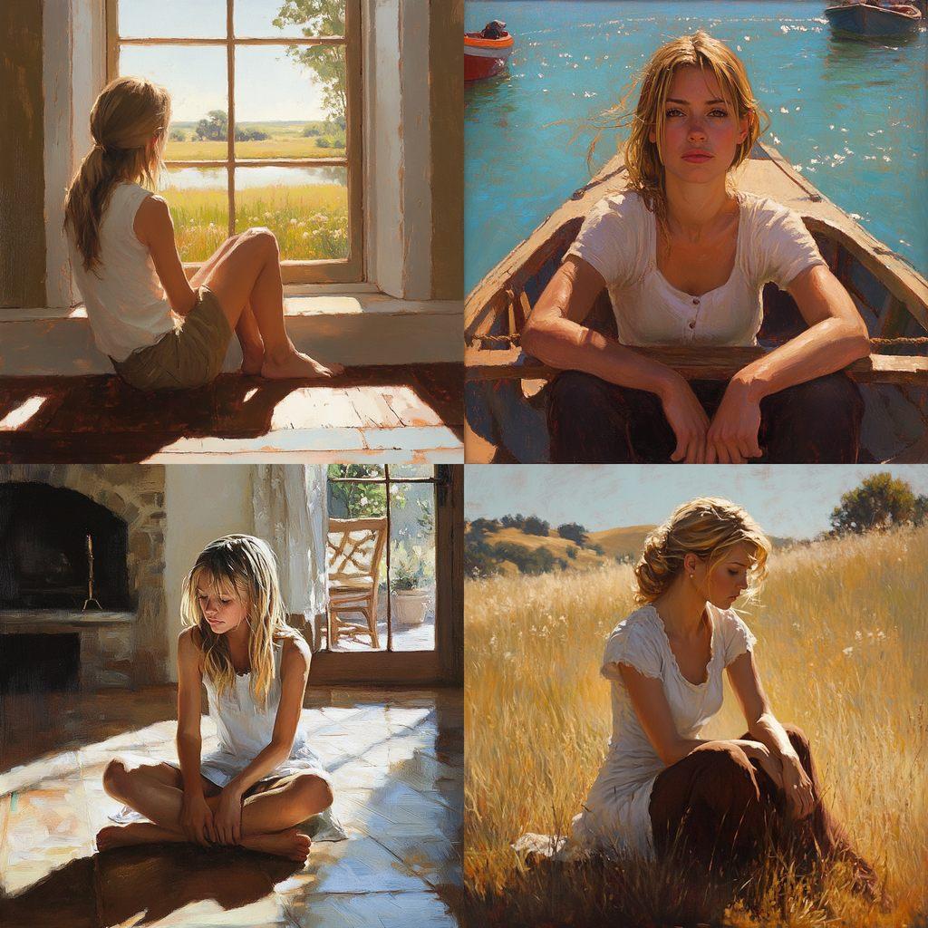 Jeffrey T. Larson style, Midjourney V6.1, render 1 of 4