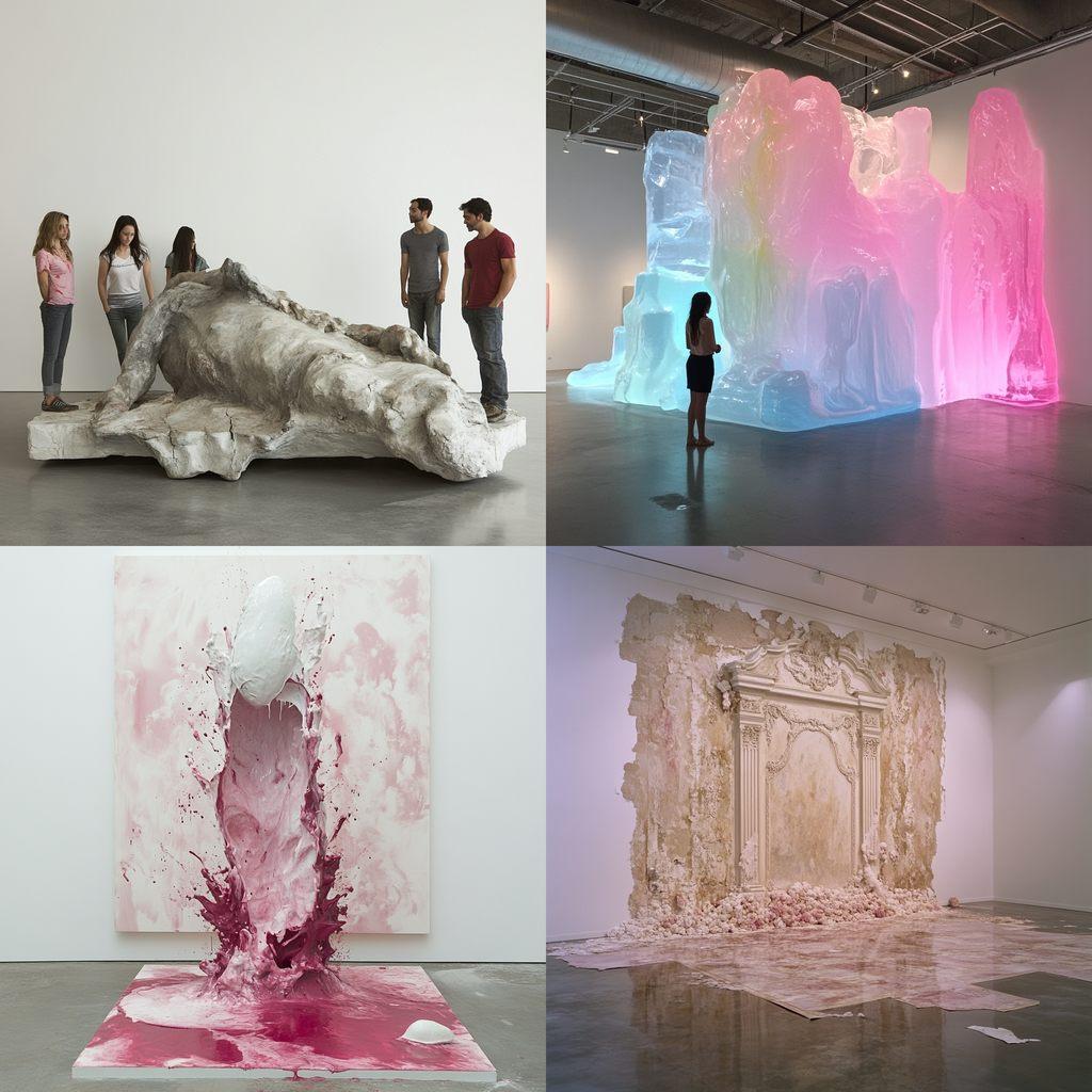 Jennifer Rubell style, Midjourney V6.1, render 1 of 4