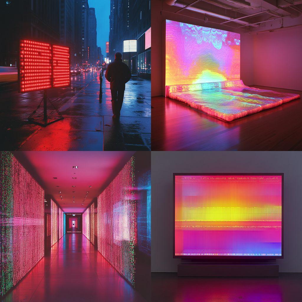 Jenny Holzer style, Midjourney V6.1, render 1 of 4