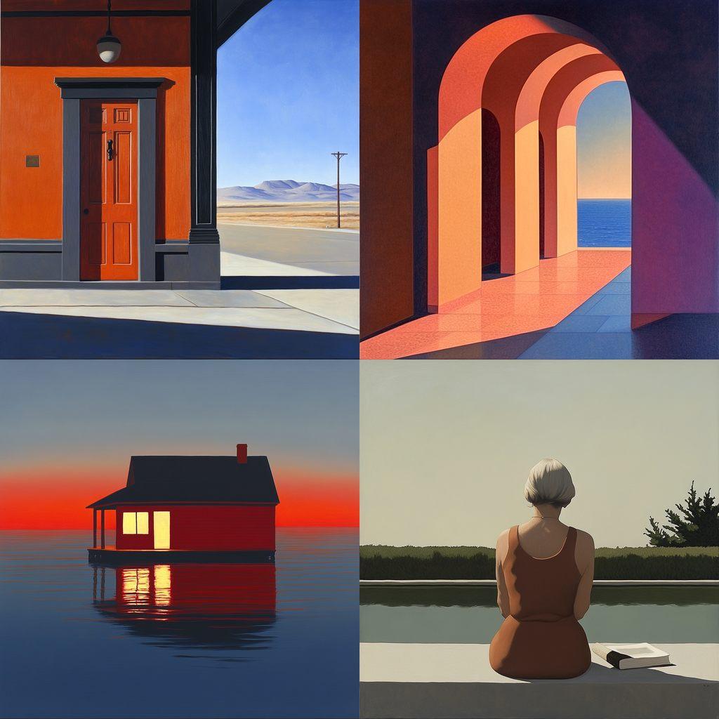 Jim Holland style, Midjourney V6.1, render 1 of 4