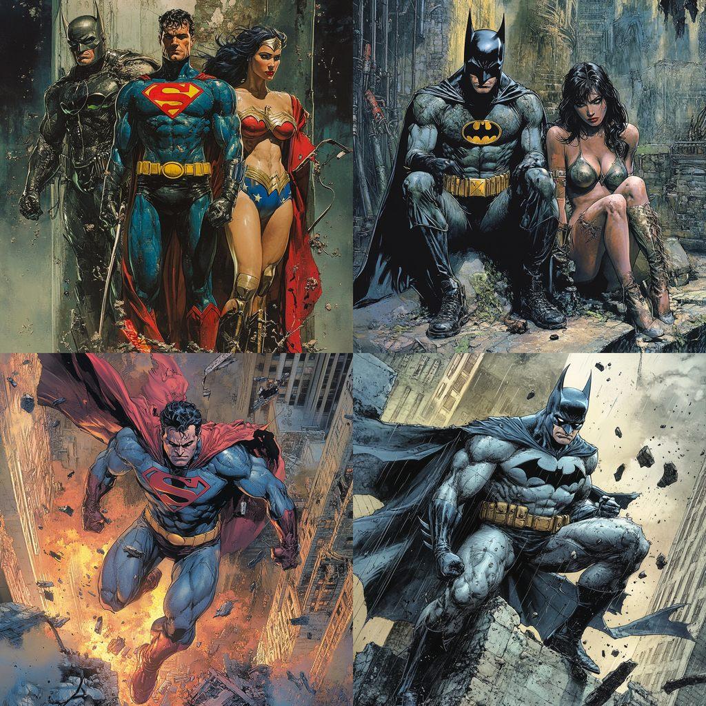 Jim Lee style, Midjourney V6.1, render 1 of 4