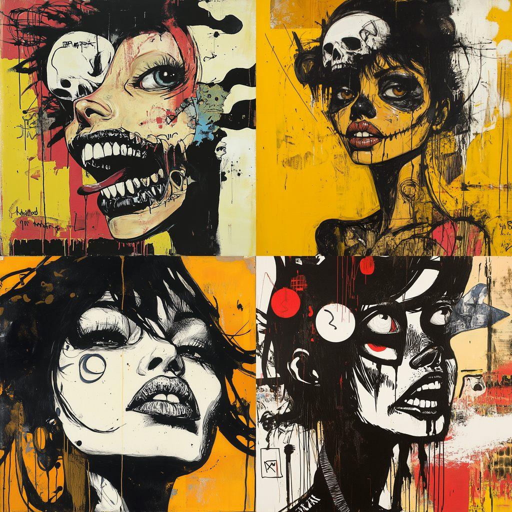 Jim Mahfood style, Midjourney V6.1, render 1 of 4