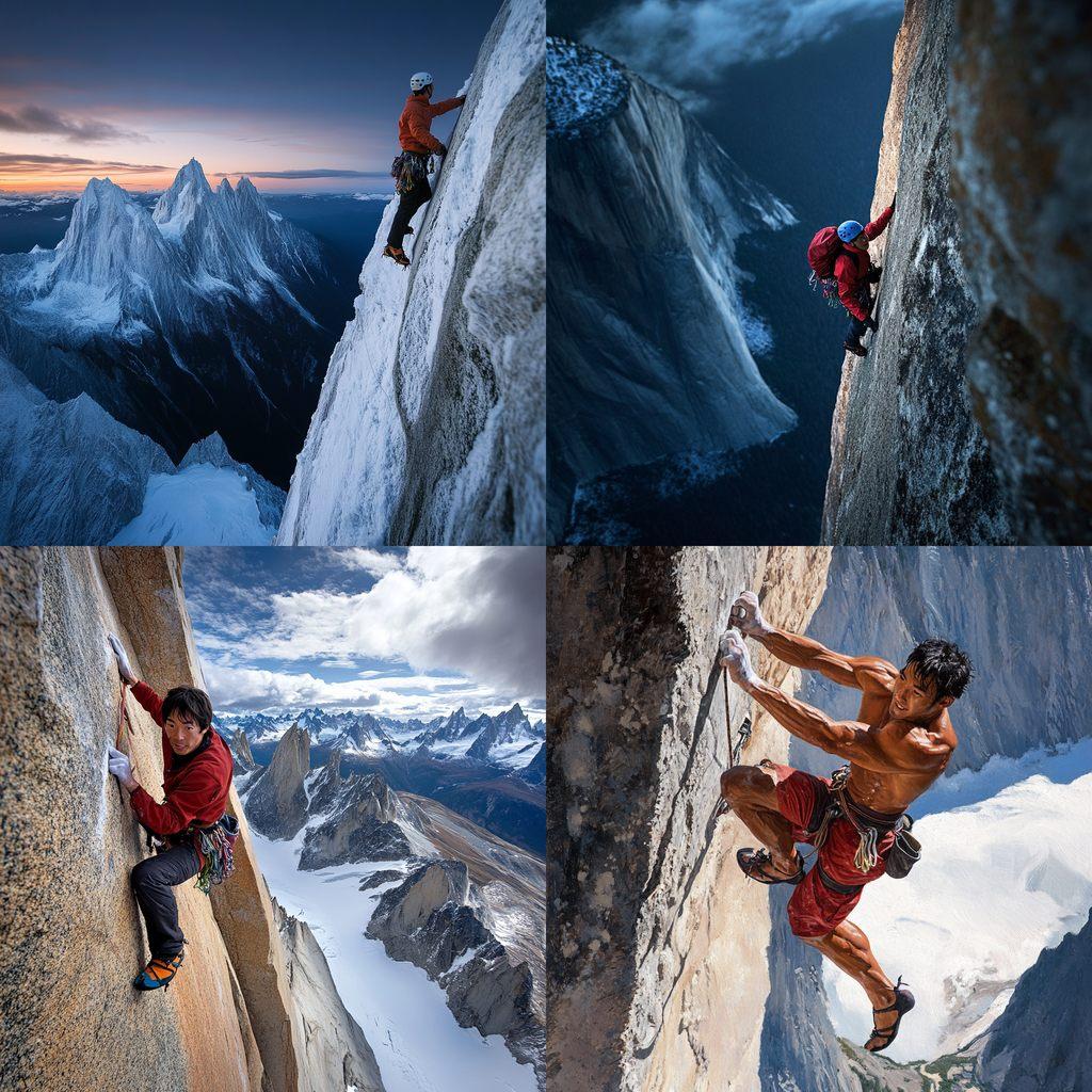 Jimmy Chin style, Midjourney V6.1, render 1 of 4