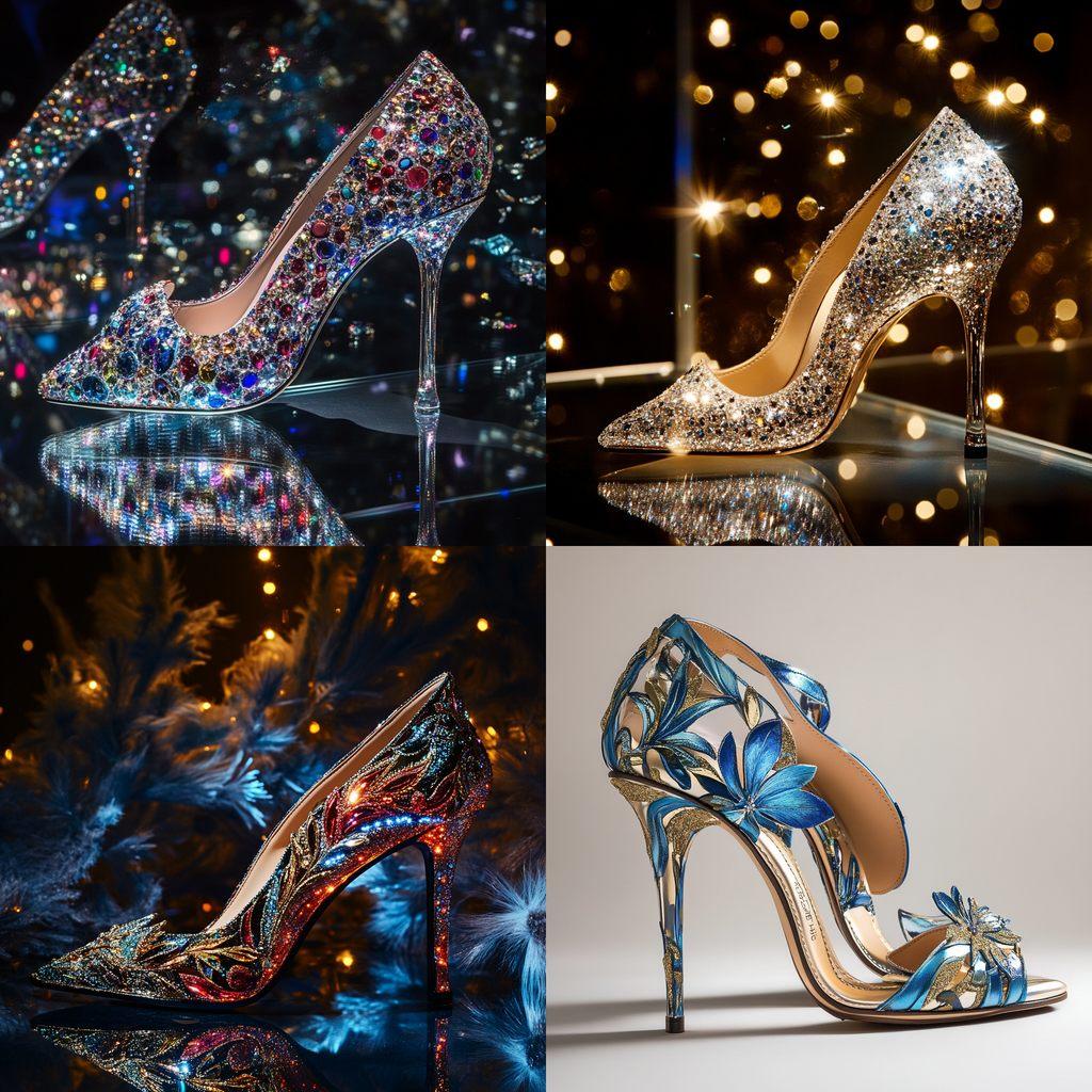 Jimmy Choo style, Midjourney V6.1, render 1 of 4