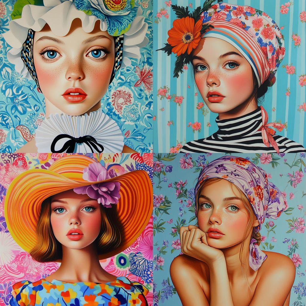 Jocelyn Hobbie style, Midjourney V6.1, render 1 of 4