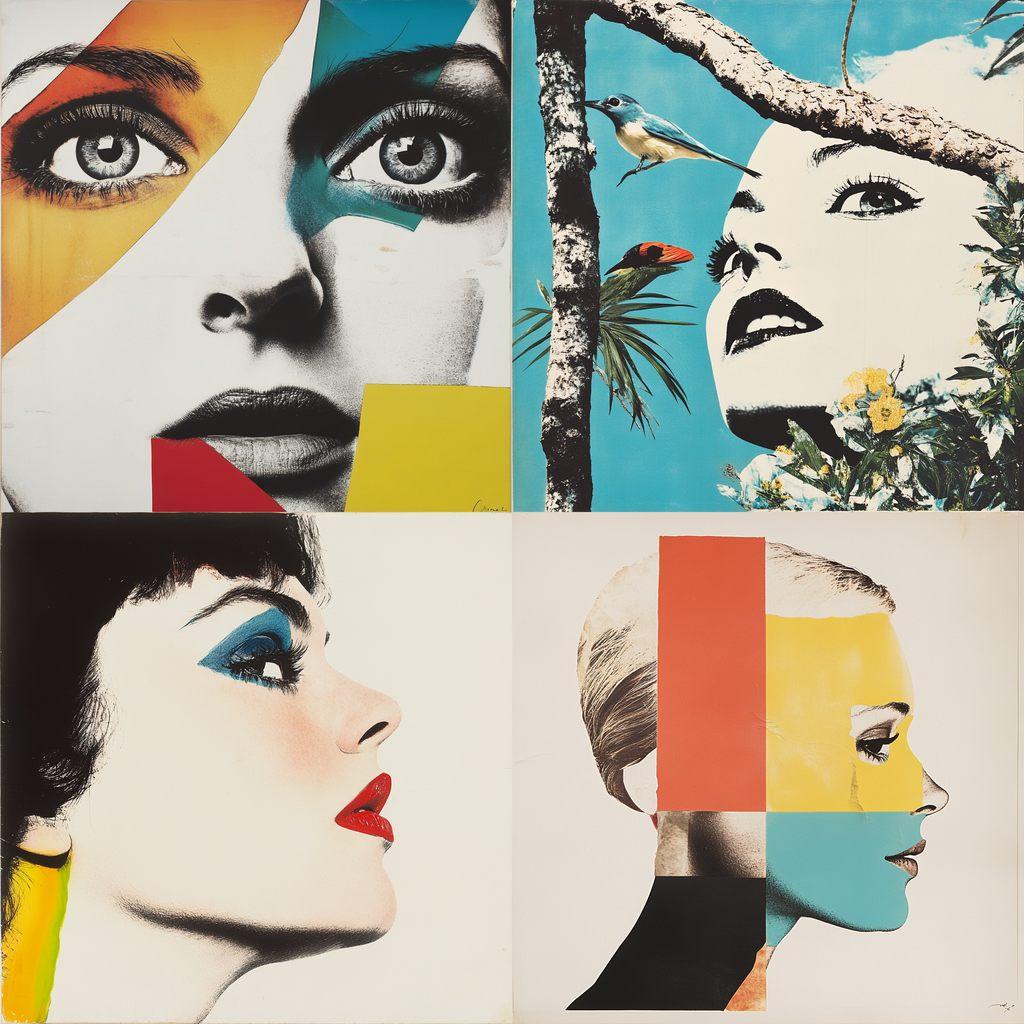 John Baldessari style, Midjourney V6.1, render 1 of 4
