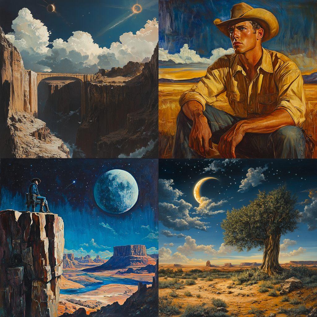 John Ford style, Midjourney V6.1, render 1 of 4