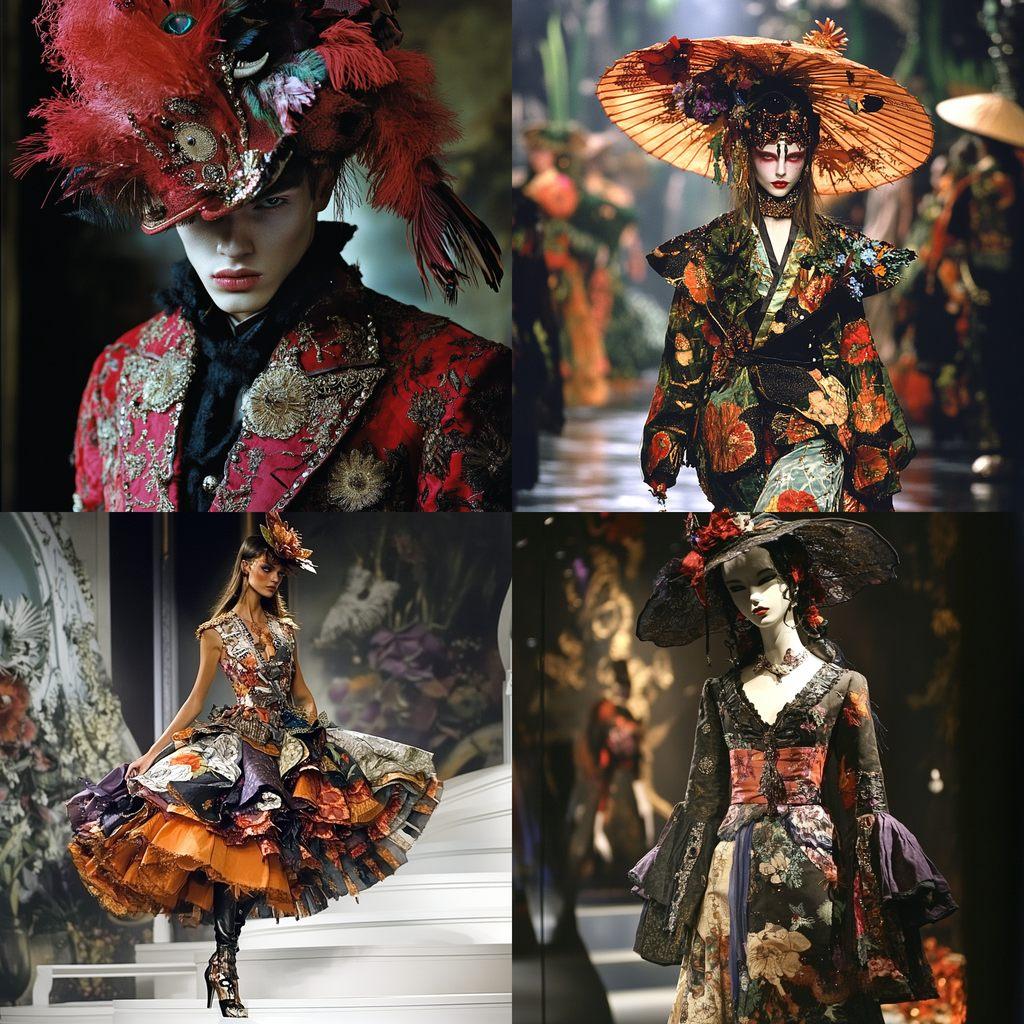 John Galliano style, Midjourney V6.1, render 1 of 4