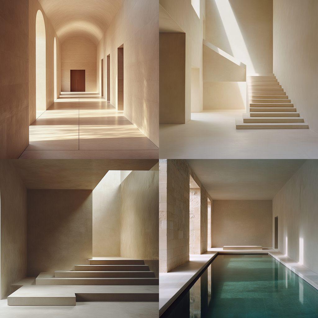 John Pawson style, Midjourney V6.1, render 1 of 4