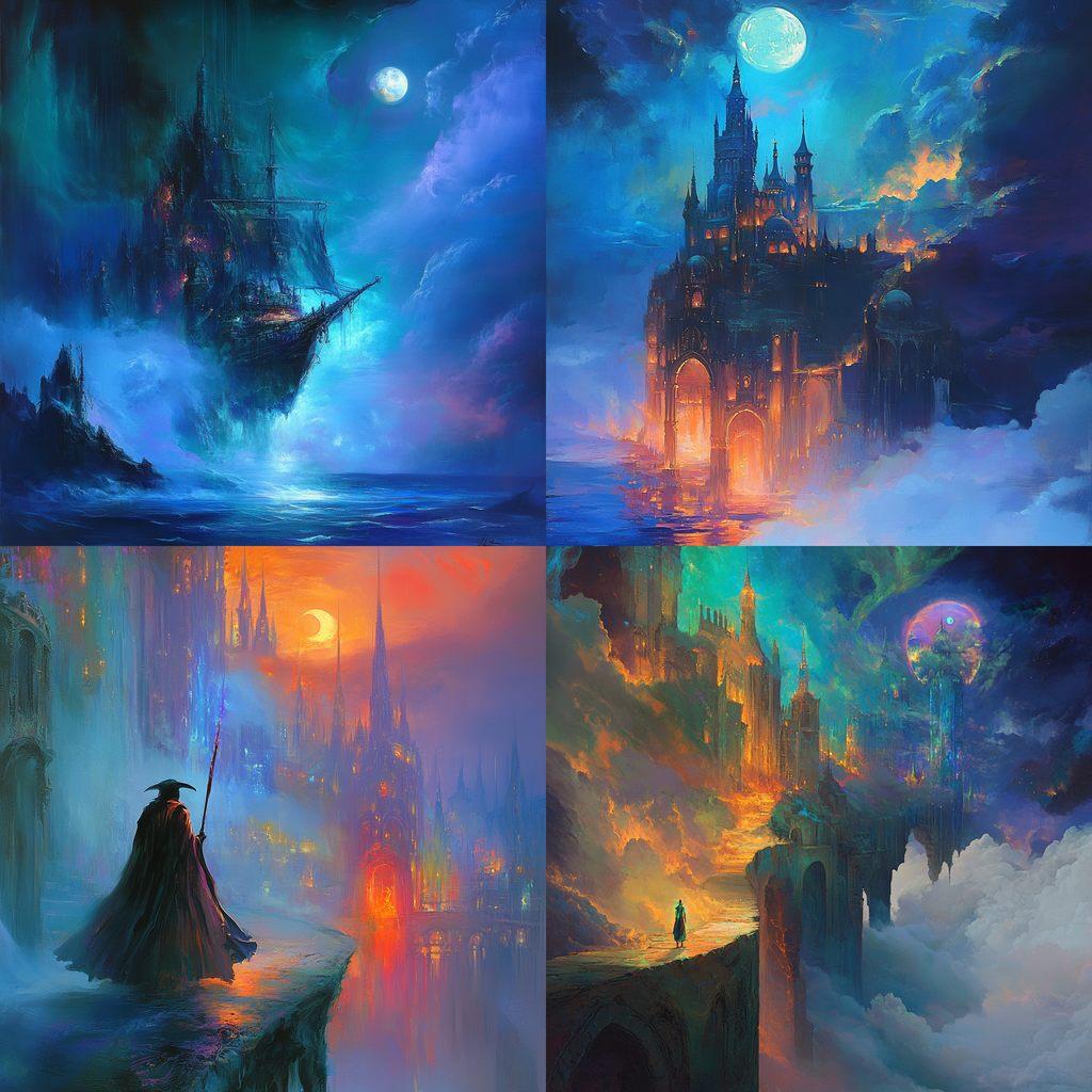 John Pitre style, Midjourney V6.1, render 1 of 4