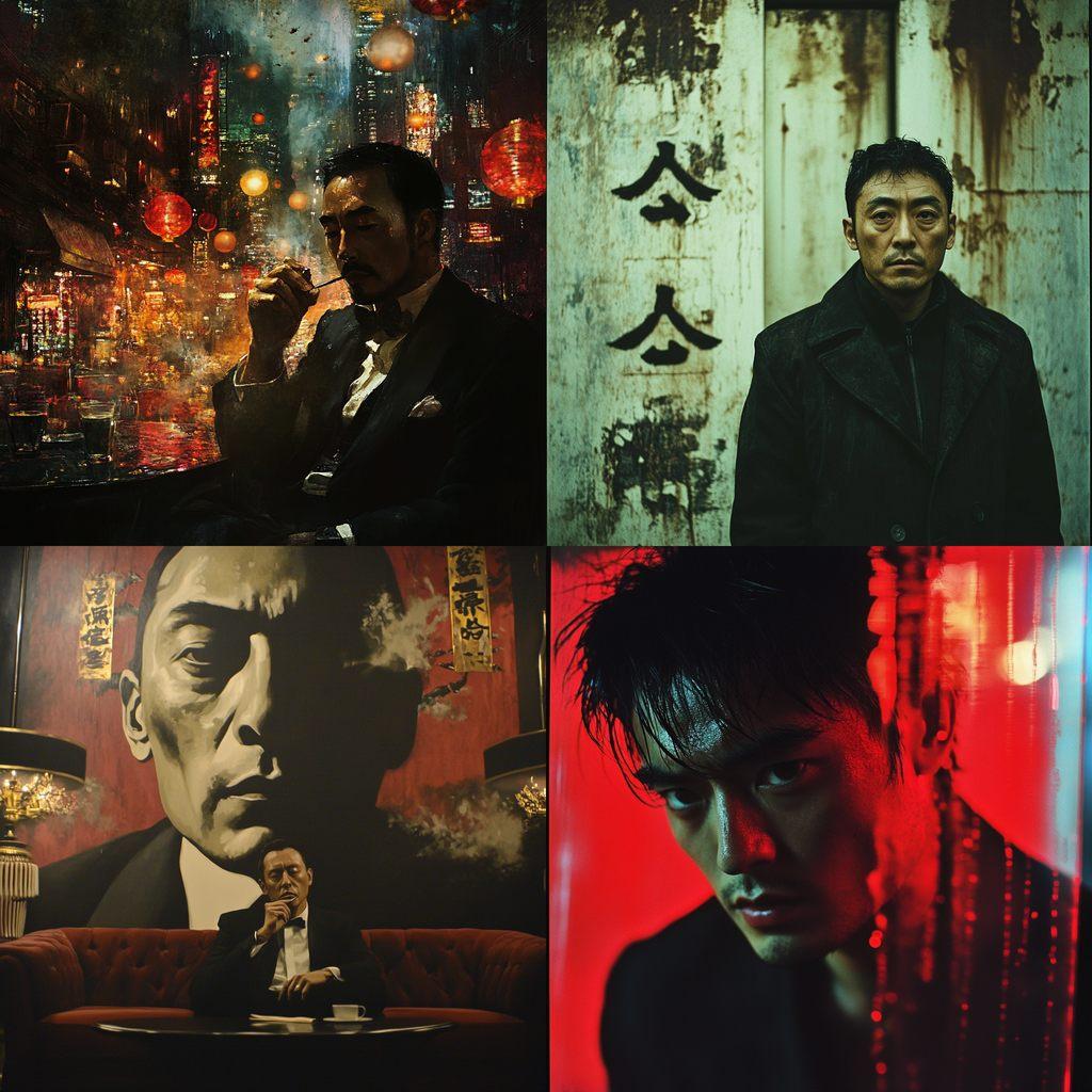 Johnnie To style, Midjourney V6.1, render 1 of 4