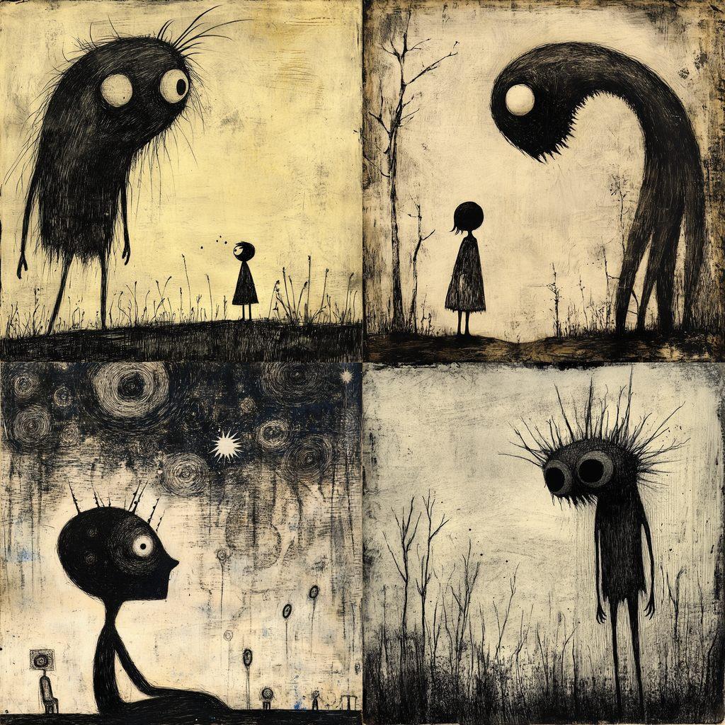 Jon Carling style, Midjourney V6.1, render 1 of 4