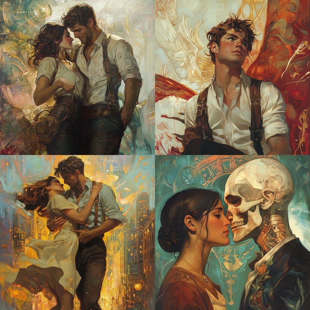 Jon Foster style, Midjourney V6.1, render 1 of 4