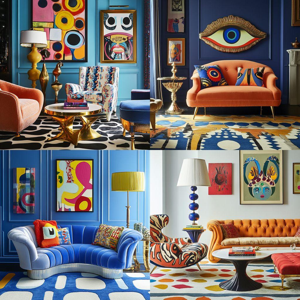 Jonathan Adler style, Midjourney V6.1, render 1 of 4