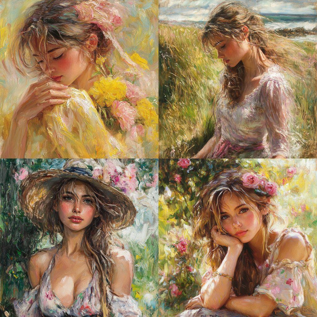 Jose Royo style, Midjourney V6.1, render 1 of 4