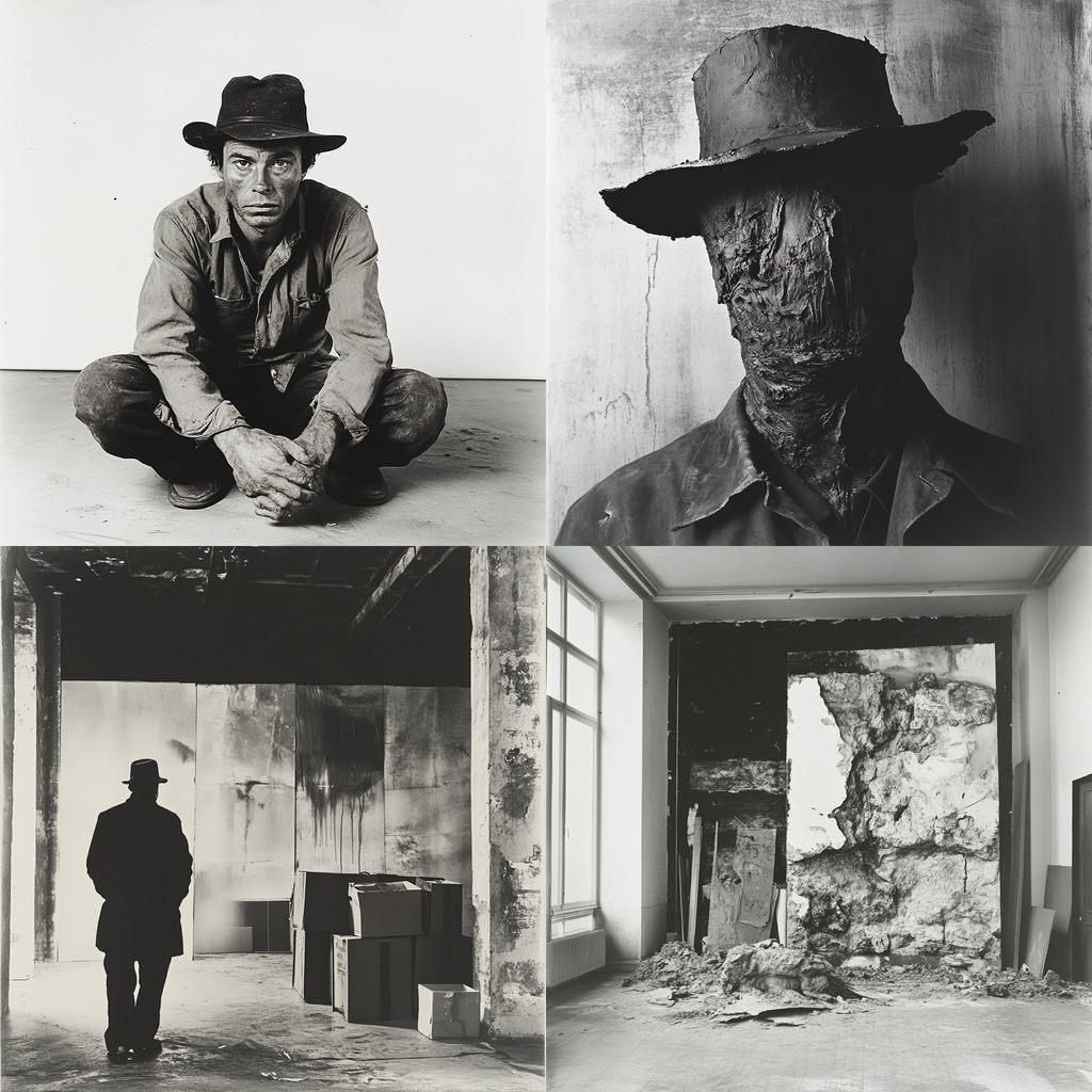Joseph Beuys style, Midjourney V6.1, render 1 of 4