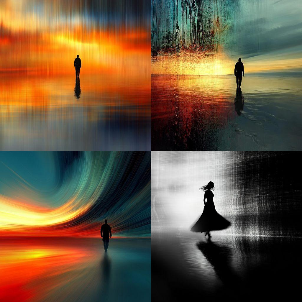 Josh Adamski style, Midjourney V6.1, render 1 of 4