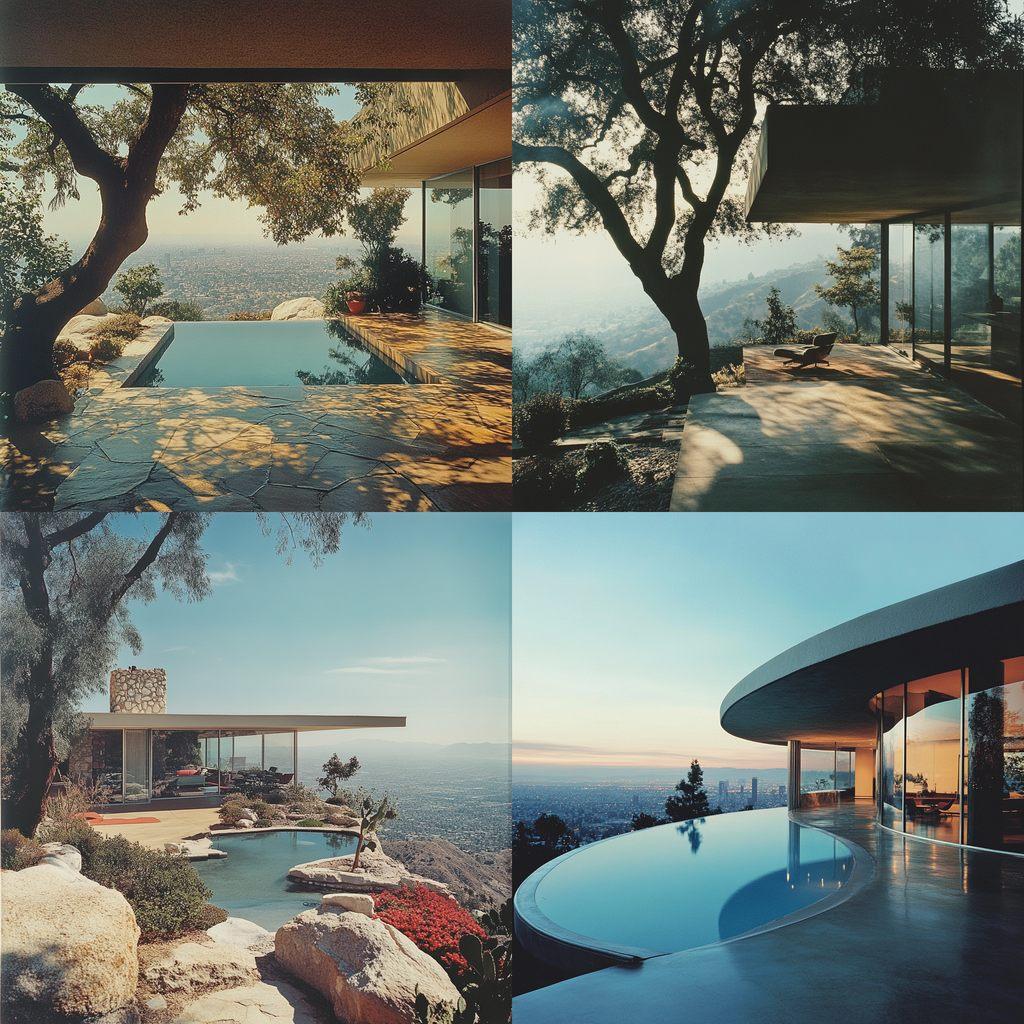 Julius Shulman style, Midjourney V6.1, render 1 of 4