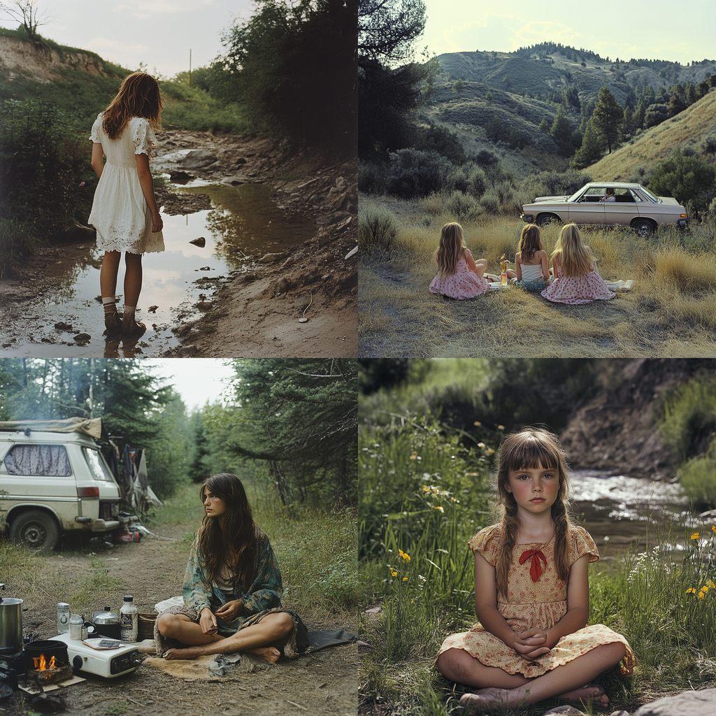 Justine Kurland style, Midjourney V6.1, render 1 of 4